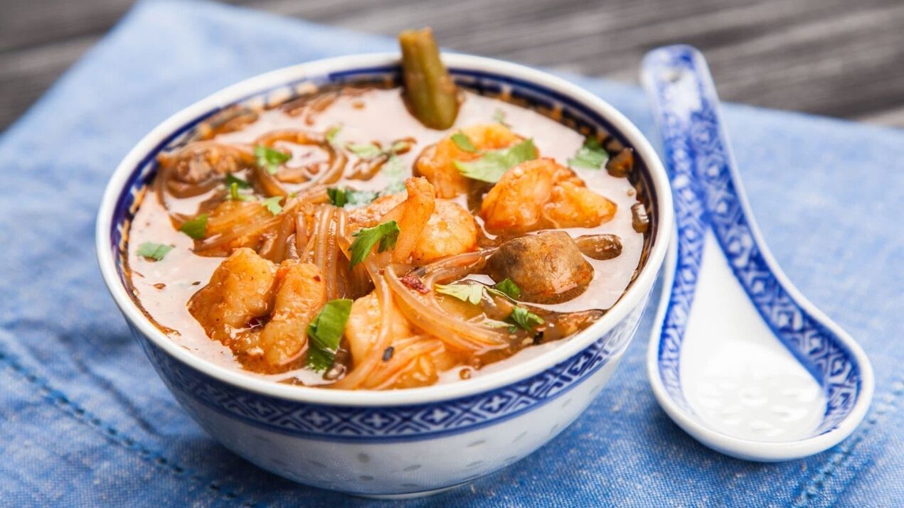 sopa de camarão para potência