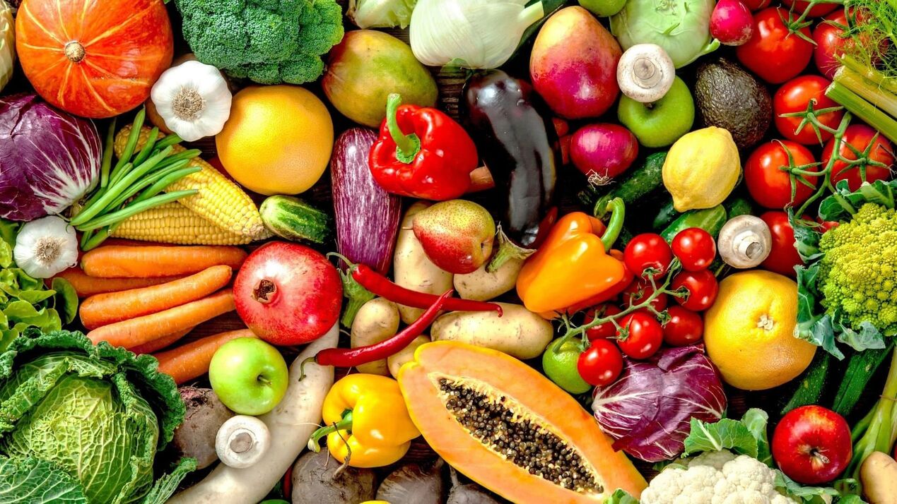 vegetais e raízes para potência